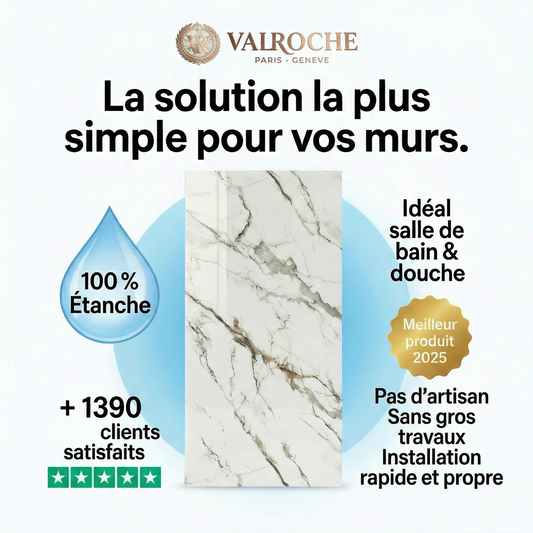 Panneau PVC Effet Marbre : Le Guide Complet pour Choisir, Poser et Entretenir
