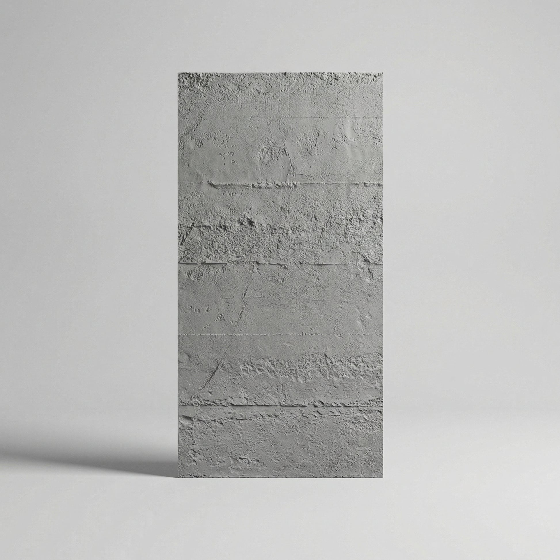 Panneau mural PVC effet béton brume gris 120x60 cm - revêtement mural décoratif VALROCHE