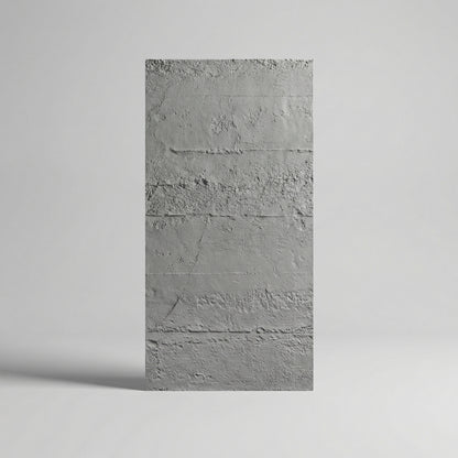 Panneau mural PVC effet béton brume gris 120x60 cm - revêtement mural décoratif VALROCHE