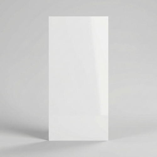 Panneau Mural PVC Blanc Uni Lisse – 260x120 cm