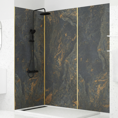 Baguette de Jonction Aluminium Profil H Premium – 2,9 m – Panneaux PVC 3 mm