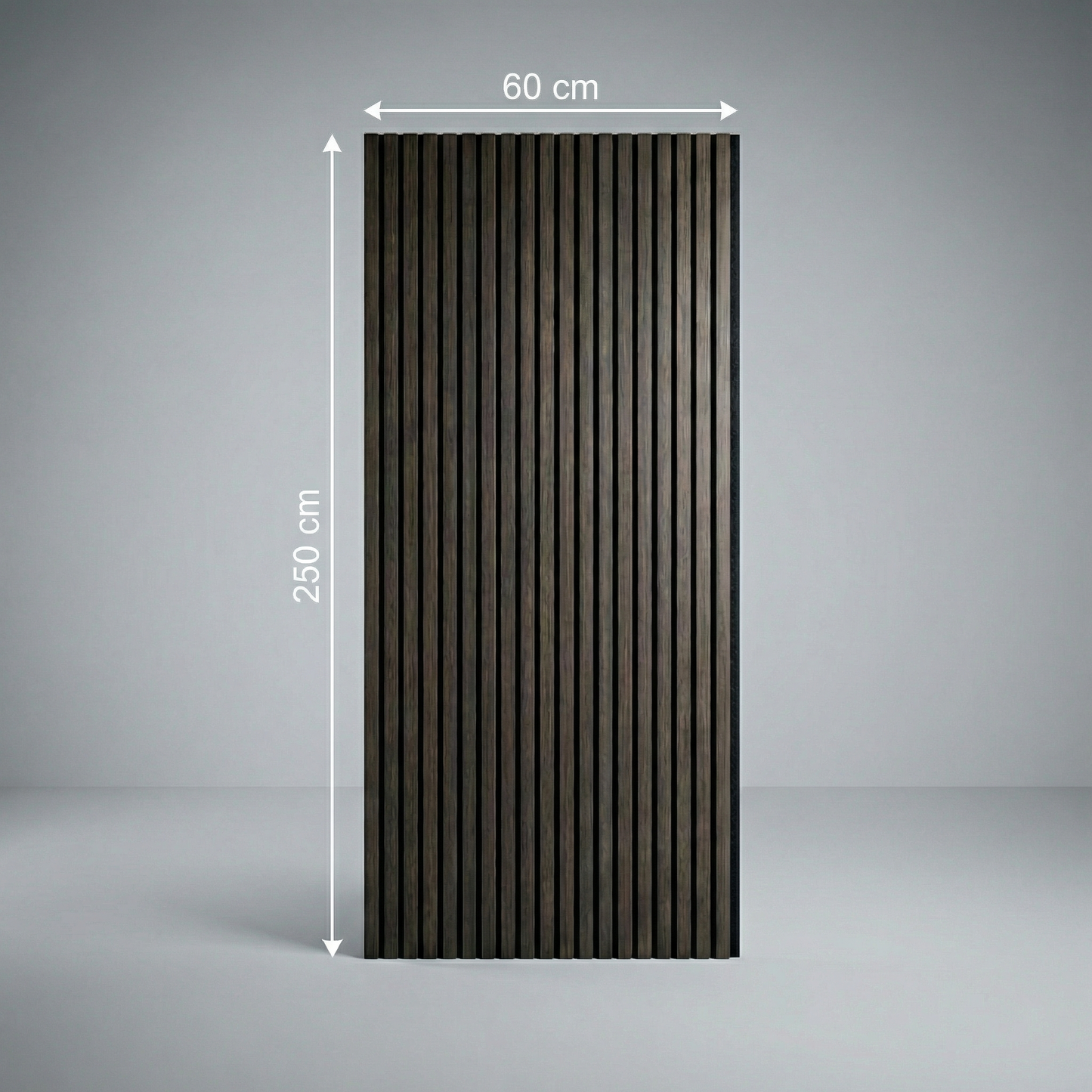 Panneau Acoustique Bois avec Feutrine – 250x60 cm