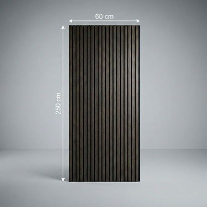 Panneau Acoustique Bois avec Feutrine – 250x60 cm