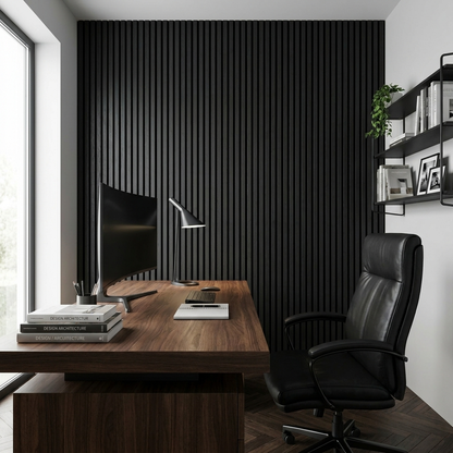 Panneau Acoustique Bois avec Feutrine – 250x60 cm
