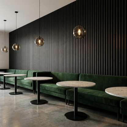 Panneau Acoustique Bois avec Feutrine – 250x60 cm